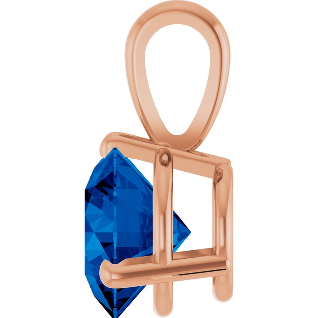 Lab-Grown Blue Sapphire | Round | 6.5mm