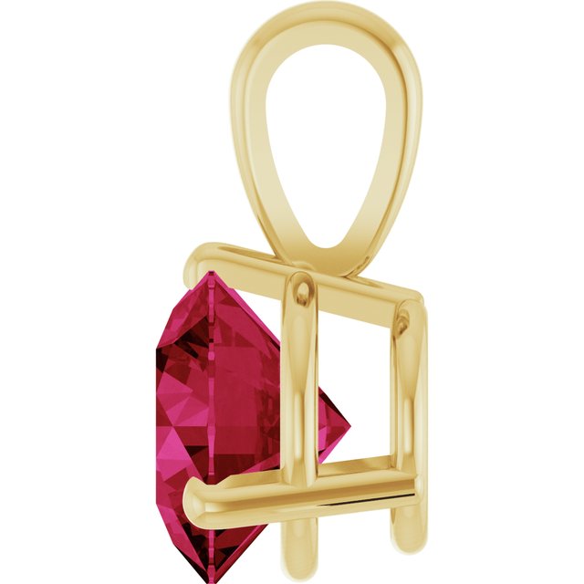 Lab-Grown Ruby | Round | 6.5mm