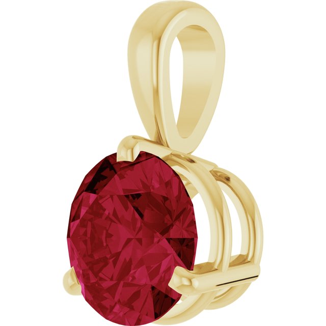 Lab-Grown Ruby | Round | 6.5mm