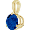 Lab-Grown Blue Sapphire | Round | 6.5mm