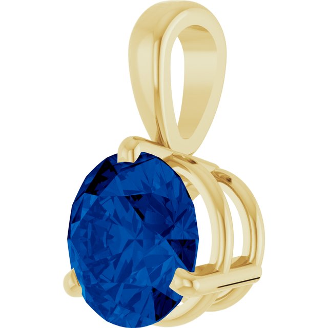 Lab-Grown Blue Sapphire | Round | 6.5mm
