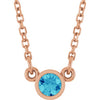 Natural Blue Zircon | Round | 3mm