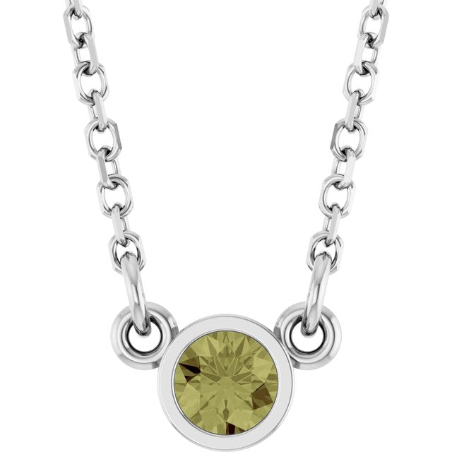 Natural Green Sapphire | Round | 3mm