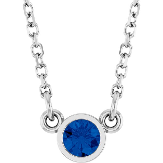Natural Blue Sapphire | Round | 3mm | Lab-Grown Blue Sapphire | Round | 3mm