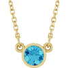 Natural Blue Zircon | Round | 4mm
