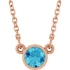 Natural Blue Zircon | Round | 4mm