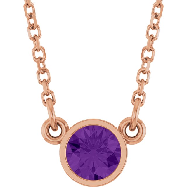 Natural Amethyst | Round | 4mm