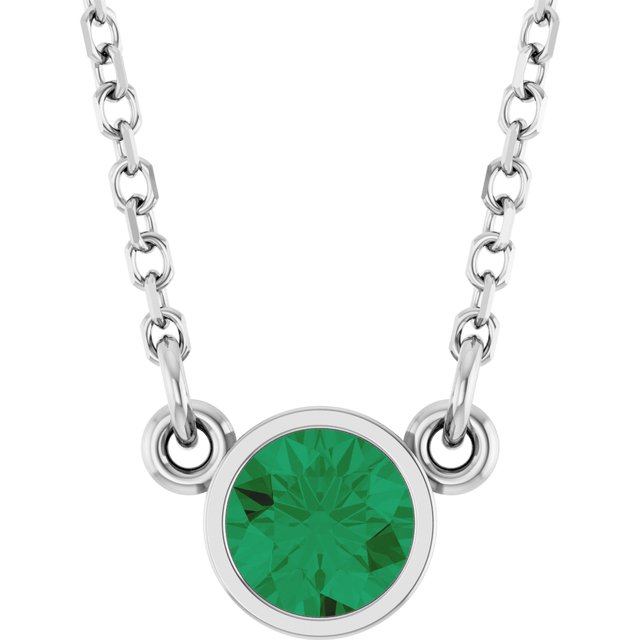 Natural Emerald | Round | 4mm | Lab-Grown Emerald | Round | 4mm