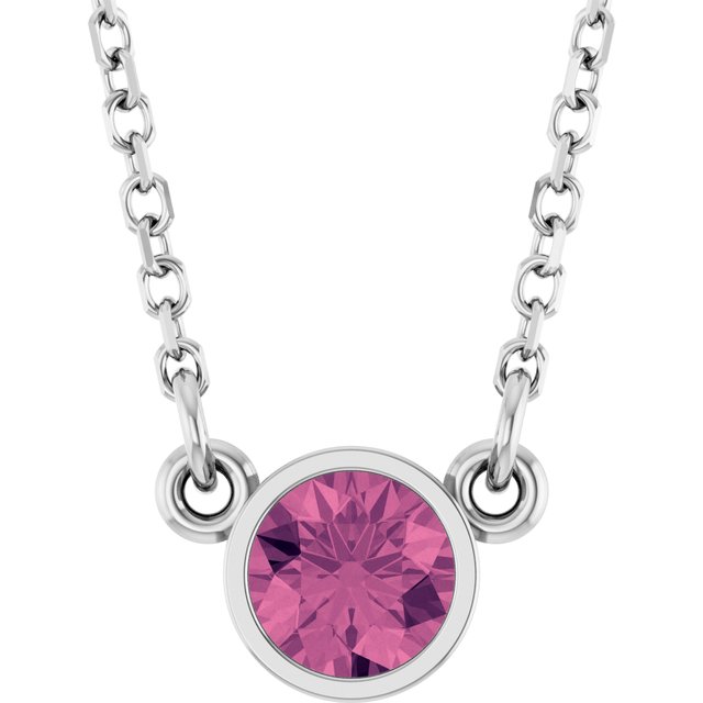 Natural Pink Tourmaline | Round | 4mm
