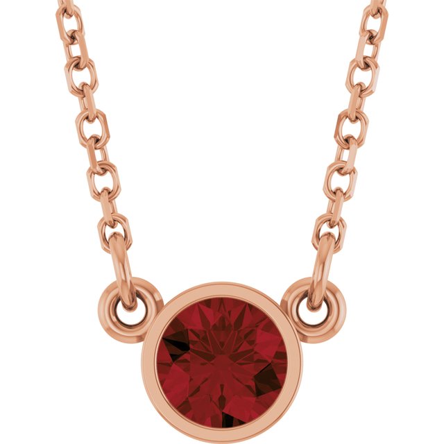 Natural Mozambique Garnet | Round | 4mm