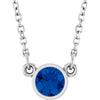 Natural Blue Sapphire | Round | 4mm | Lab-Grown Blue Sapphire | Round | 4mm