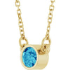 Natural Blue Zircon | Round | 4mm