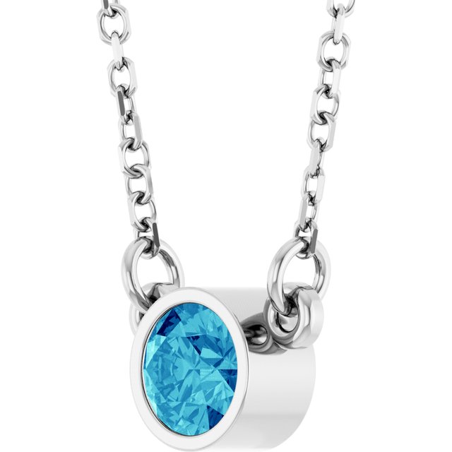 Natural Blue Zircon | Round | 4mm
