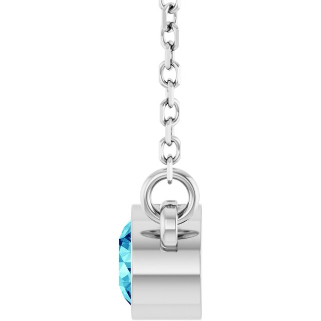 Natural Blue Zircon | Round | 4mm