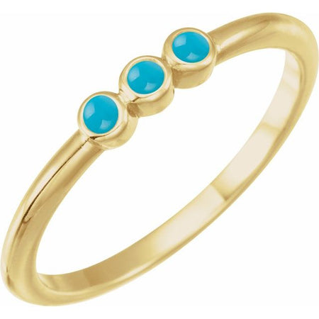 Natural Turquoise | Round | 2mm