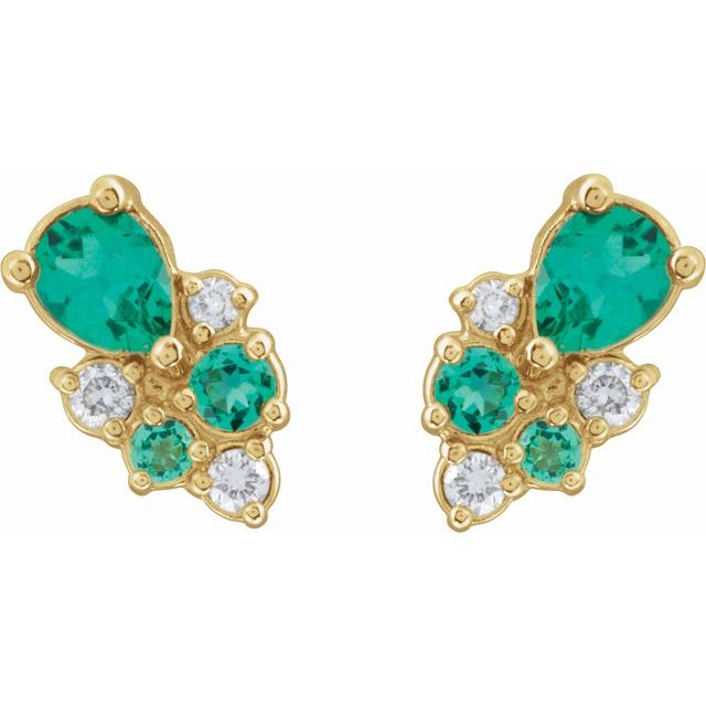 Lab-Grown Emerald | Pear | 4 x 3mm
