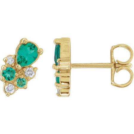 Lab-Grown Emerald | Pear | 4 x 3mm