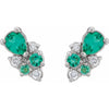 Lab-Grown Emerald | Pear | 4 x 3mm