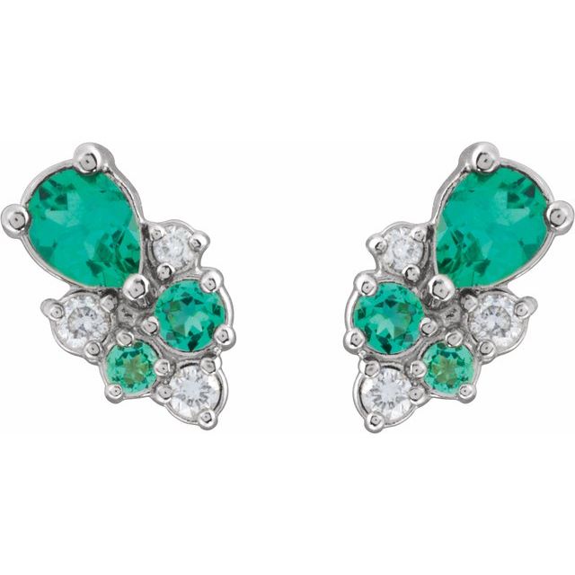 Lab-Grown Emerald | Pear | 4 x 3mm