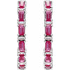 Natural Ruby | Straight baguette | 3.5 x 1.8mm