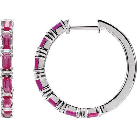 Natural Ruby | Straight baguette | 3.5 x 1.8mm