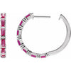 Natural Ruby | Straight baguette | 3.5 x 1.8mm