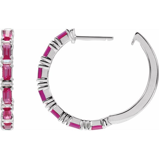 Natural Ruby | Straight baguette | 3.5 x 1.8mm