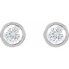 Natural Diamond | Round | 5.8mm :: 1 1/2 Ctw | Lab-Grown Diamond | Round | 5.8mm :: 1 1/2 Ctw