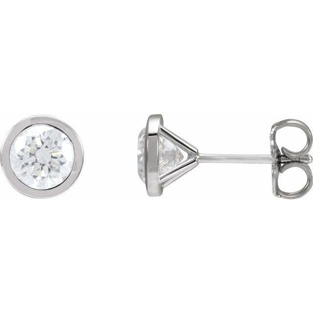 Natural Diamond | Round | 5.8mm :: 1 1/2 Ctw | Lab-Grown Diamond | Round | 5.8mm :: 1 1/2 Ctw