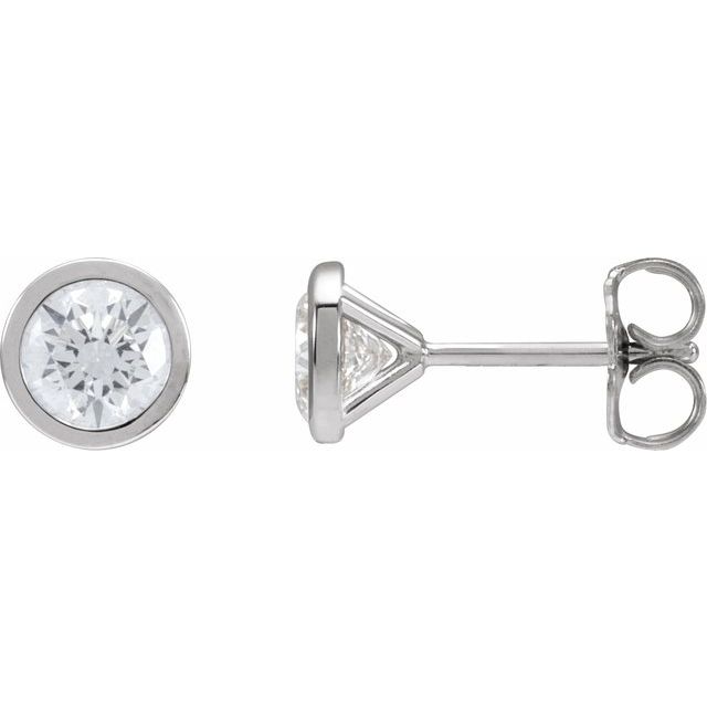 Natural Diamond | Round | 5.2mm :: 1 Ctw | Lab-Grown Diamond | Round | 5.2mm :: 1 Ctw