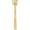 126910 / Ring / Set / 14K Yellow / Natural Diamond / Heart / 3 X 3 Mm / Natural Diamond / Polished / 1/6 Ctw Natural Diamond Ring