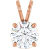Natural Diamond | Round | 6.5mm | Lab-Grown Diamond | Round | 6.5mm
