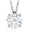 Natural Diamond | Round | 6.5mm | Lab-Grown Diamond | Round | 6.5mm