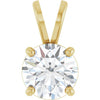 Natural Diamond | Round | 6.5mm | Lab-Grown Diamond | Round | 6.5mm