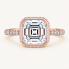 14K Rose | Asscher | 18K Rose | Asscher | 10K Rose | Asscher