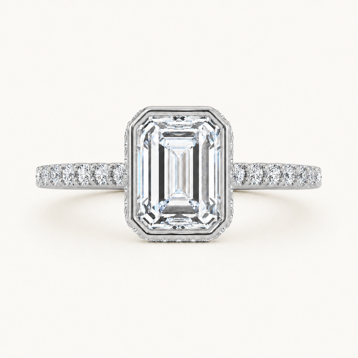 14K White | Emerald | 18K White | Emerald | 10K White | Emerald | Platinum | Emerald