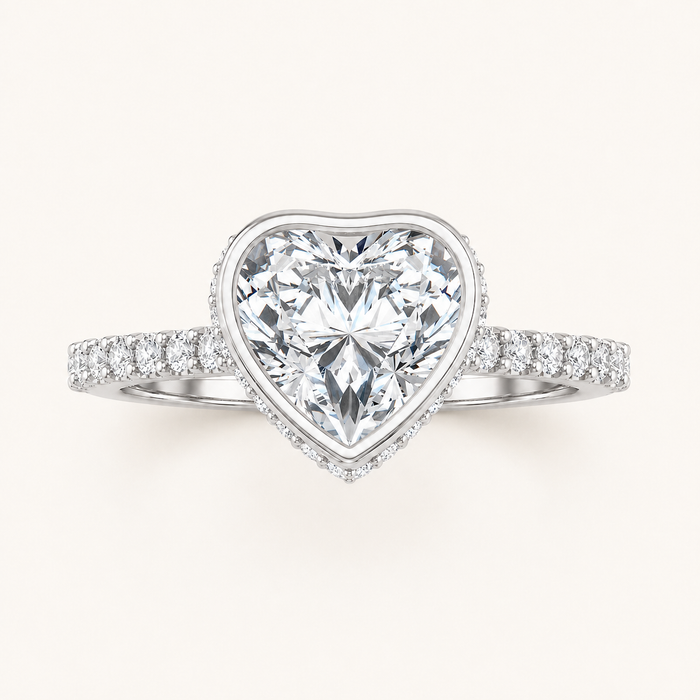 14K White | Heart | 18K White | Heart | 10K White | Heart | Platinum | Heart