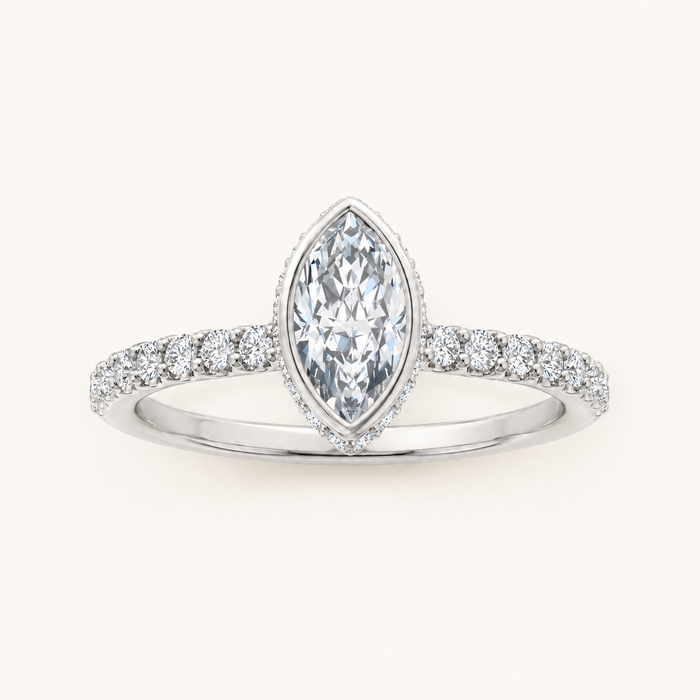 14K White | Marquise | 18K White | Marquise | 10K White | Marquise | Platinum | Marquise