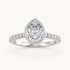 14K White | Pear | 18K White | Pear | 10K White | Pear | Platinum | Pear