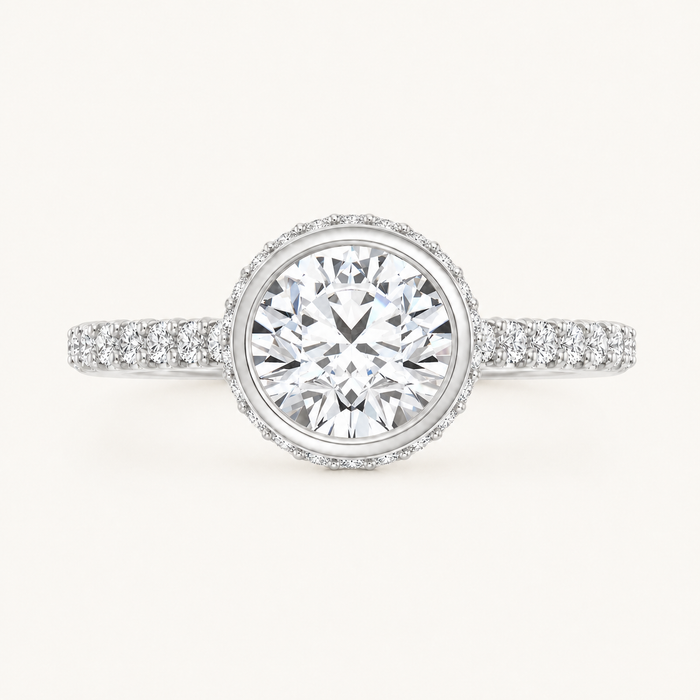 14K White | Round | 18K White | Round | 10K White | Round | Platinum | Round
