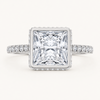14K White | Square | 18K White | Square | 10K White | Square | Platinum | Square