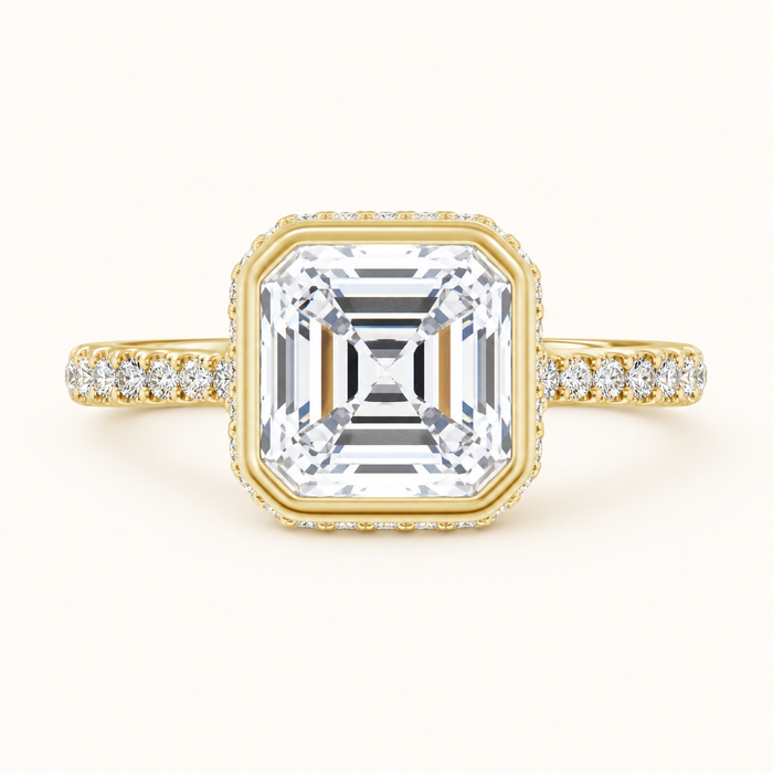 14K Yellow | Asscher | 18K Yellow | Asscher | 10K Yellow | Asscher