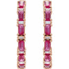 Natural Ruby | Straight baguette | 3.5 x 1.8mm