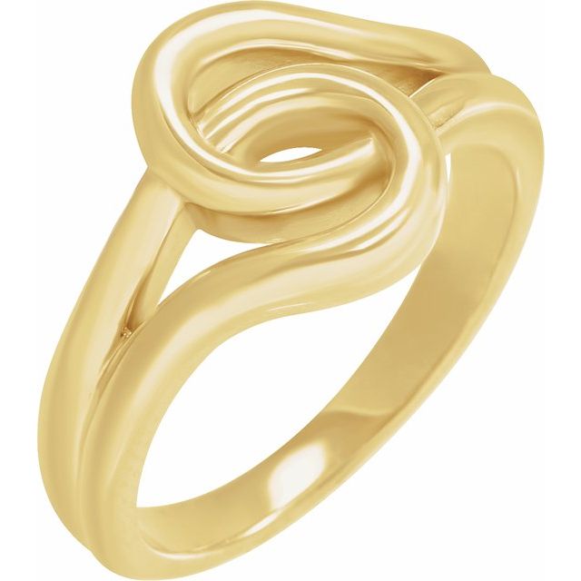 Interlocking Knot Ring