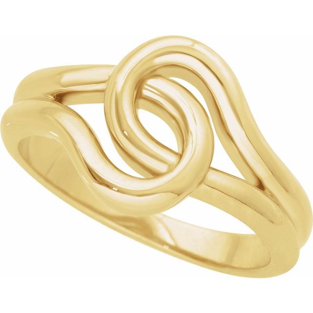 57971 / Ring / 14K Yellow / Polished / Wrap Ring