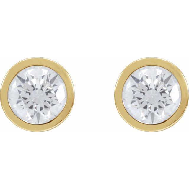 Natural Diamond | Round | 5.6mm :: 1 1/4 Ctw | Lab-Grown Diamond | Round | 5.6mm :: 1 1/5 Ctw