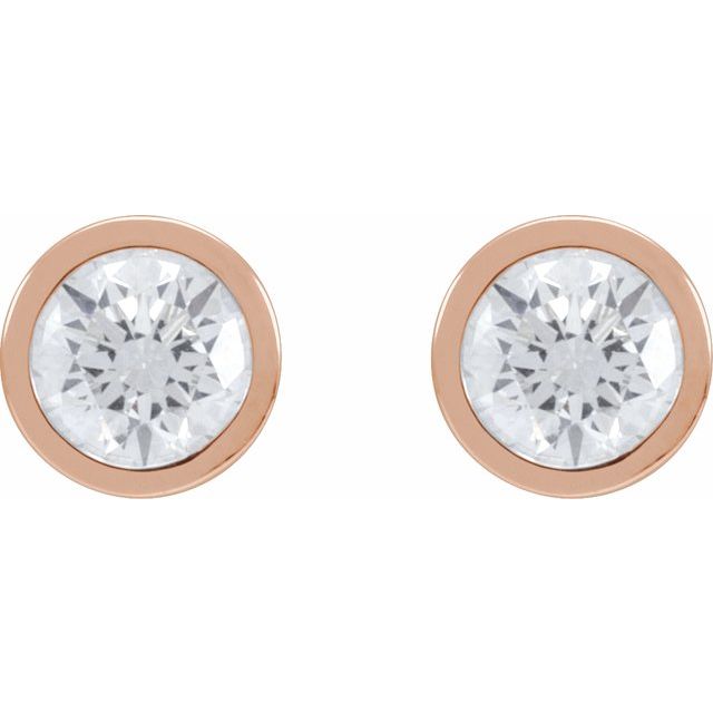 Natural Diamond | Round | 5.6mm :: 1 1/4 Ctw | Lab-Grown Diamond | Round | 5.6mm :: 1 1/5 Ctw