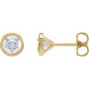 Natural Diamond | Round | 5.2mm :: 1 Ctw | Lab-Grown Diamond | Round | 5.2mm :: 1 Ctw