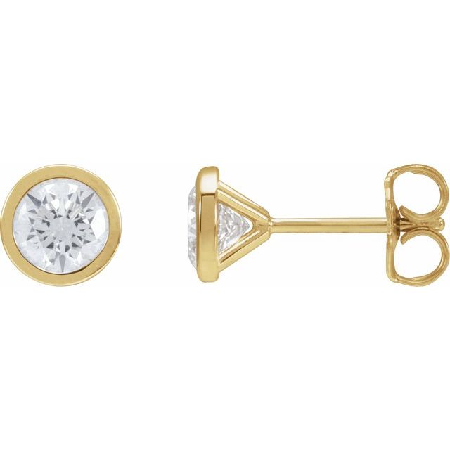 Natural Diamond | Round | 5.2mm :: 1 Ctw | Lab-Grown Diamond | Round | 5.2mm :: 1 Ctw