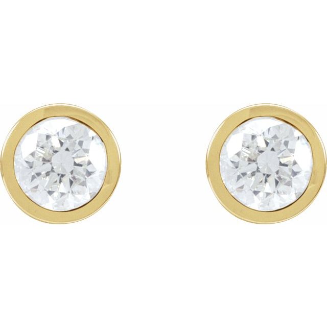 Natural Diamond | Round | 5.8mm :: 1 1/2 Ctw | Lab-Grown Diamond | Round | 5.8mm :: 1 1/2 Ctw
